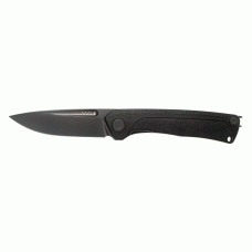 Нож складной ANV Knives Z200 (DLC, Liner lock, GRN Black, Plain edge) Black