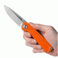Нож складной ANV Knives Z200 (Liner lock, G10 Orange, Plain edge) Orange
