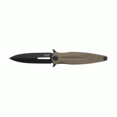Нож складной ANV Knives Z400 (DLC, Liner lock, G10 Olive, Plain edge) Olive