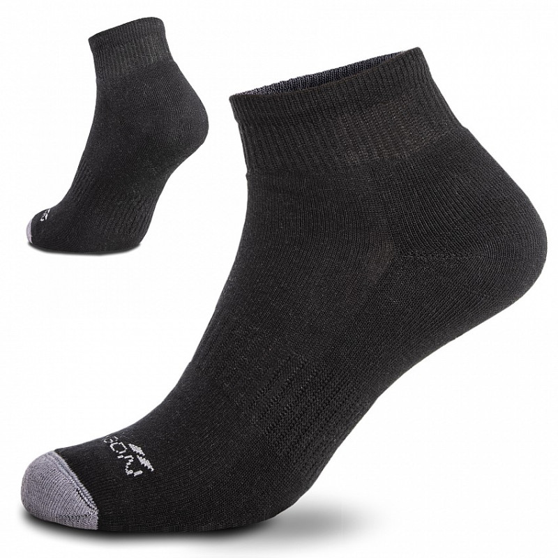 Шкарпетки антибактеріальні легкі Pentagon Low Cut Socks Black, Black, 39-41