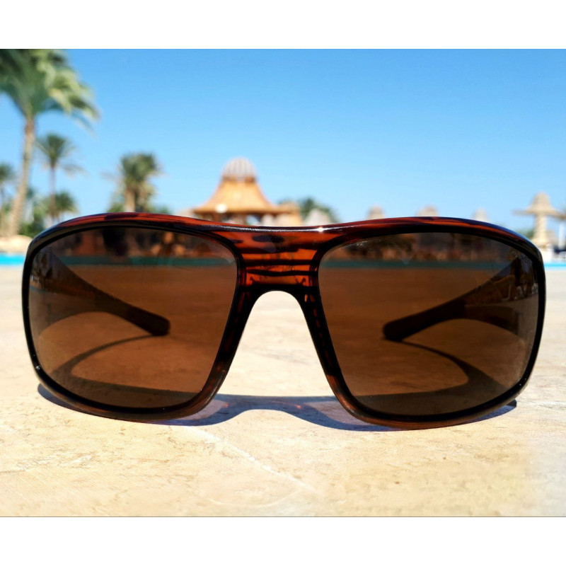 Очки поляризационные защитные 2в1 BluWater Babe Winkelman Polarized (brown) коричневые