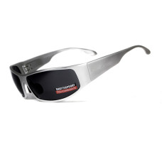 Очки защитные открытые Global Vision BAD-ASS-1 Silver (gray) серые