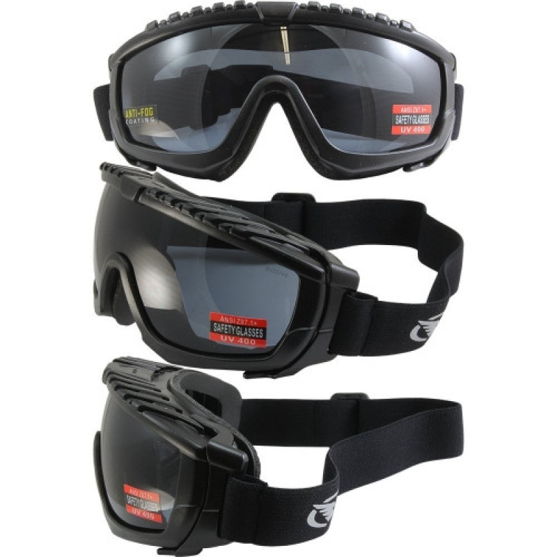Очки защитные с уплотнителем Global Vision Ballistech-1 (gray) Anti-Fog, серые