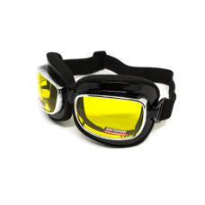 Окуляри захисні з ущільнювачем Global Vision Retro Joe (yellow) жовті
