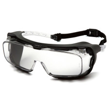 Очки защитные с уплотнителем Pyramex Cappture-Plus (clear) Super Anti-Fog H2MAX, прозрачные