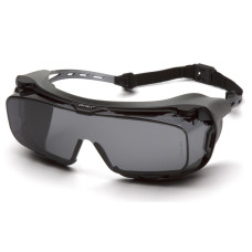 Очки защитные с уплотнителем Pyramex Cappture-Plus (gray) Super Anti-Fog H2MAX, серые