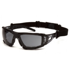 Очки защитные с уплотнителем Pyramex Fyxate (gray) Super Anti-Fog H2MAX, серые