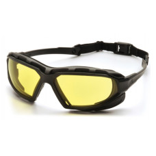 Окуляри захисні з ущільнювачем Pyramex Highlander-PLUS (amber) Anti-Fog, жовті