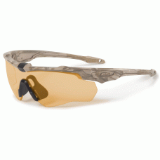Окуляри захисні балістичні ESS Crossblade Spin Camo Bone with HI-Def Bronze, Clear & Smoke Gray