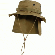 Панама Sturm Mil-Tec British Boonie Hat with Neck Flap R/S Coyote
