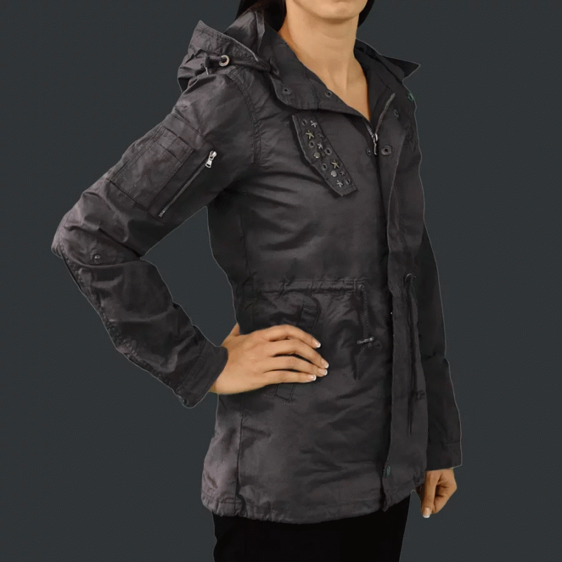 Парка SURPLUS PARKA LADIES (Washed black), Surplus Raw Vintage®