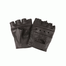 Рукавички шкіряні без пальців Black