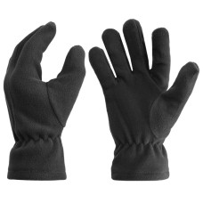Перчатки полнопалые флисовые Reis Черные, Black, XL