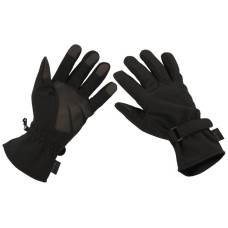 Рукавиці сенсорні MFH SoftShell Чорні, Black