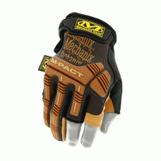 Перчатки тактические Mechanix M-Pact® Leather Fingerless Framer Gloves Brown