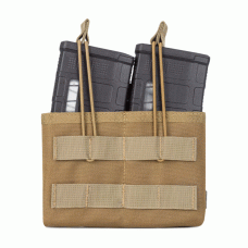Підсумок відкритий для двох магазинів .308 калібру MOLLE RMBP 308 (Rifle Mag`s Bunji Pouch) Coyote Brown