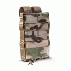 Подсумок открытый для одного магазина АК/М16 (камуфляжные Молле стропы) Multicam