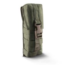 Подсумок закрытый с клапаном для двух магазинов РПК на застёжке Olive