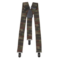 Подтяжки MFH на клипсах Черные Woodland