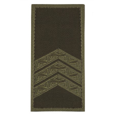 Погон НГУ на липучке Сержант (жаккард) олива