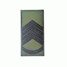 Погон вышитый Главный сержант на липучке (Olive)