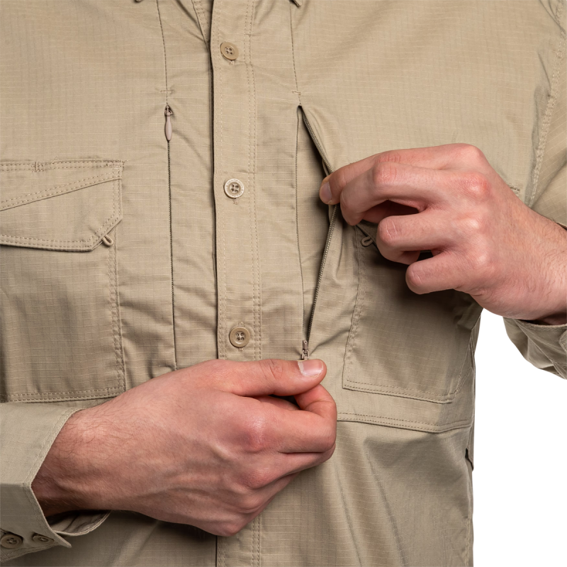 Сорочка Pentagon Plato Long Sleeve - Khaki, Khaki