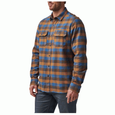 Сорочка тактична 5.11 Tactical® Lester Flannel Plaid Long Sleeve Shirt Cobalt Blue Plaid
