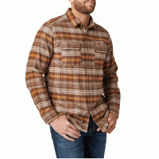 Сорочка тактична 5.11 Tactical® Lester Flannel Plaid Long Sleeve Shirt Dark Earth Plaid