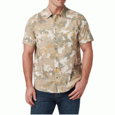 Сорочка тактична 5.11 Tactical® Wyatt Print Short Sleeve Shirt Sand Dune Canopy Camo