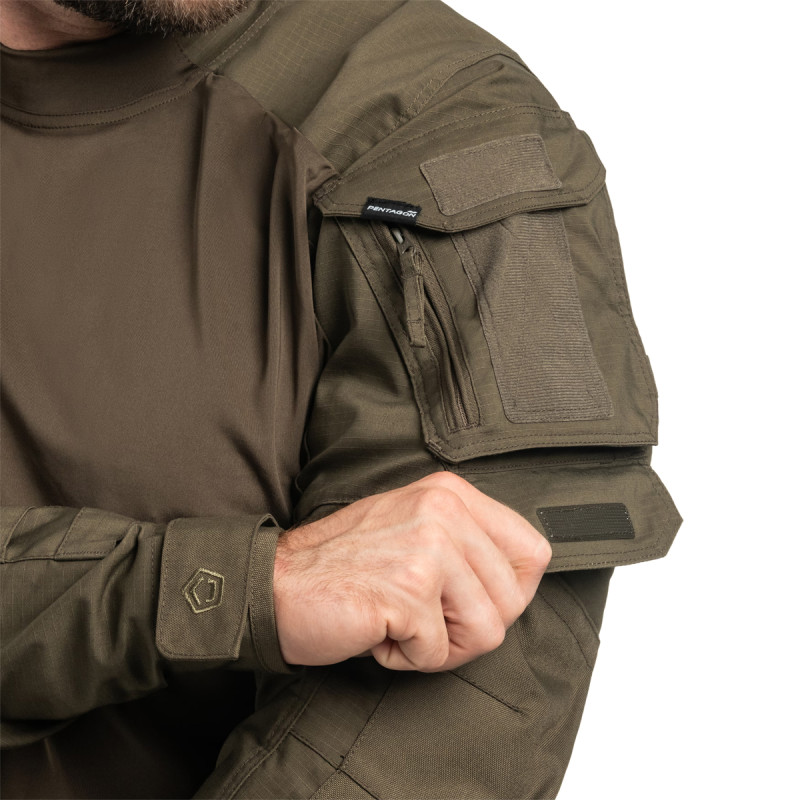 Рубашка тактическая Pentagon Wolf Combat Shirt Ranger Green