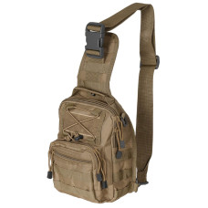 Рюкзак однолямочный MOLLE 7л Dark Coyote