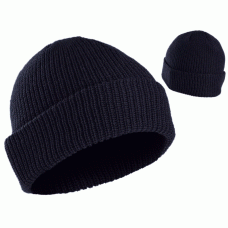 Шапка акриловая крупной вязки Beanie Cap Dark Navy