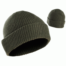 Шапка акриловая крупной вязки Beanie Cap Olive