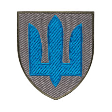 Шеврон Гірска піхота тризуб кольоровий