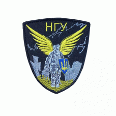 Шеврон вишитий Ангел НГУ на липучці (Black), Другие