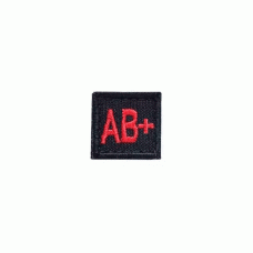 Шеврон вишитий група крові квадратний AB (IV) Rh+ (Black), Другие