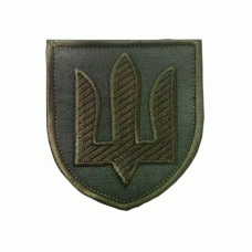 Шеврон вишитий нарукавний ЗСУ (Нацгвардія) (Olive), Другие