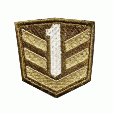 Шеврон вышитый Prof1group logo на липучке (Coyote)