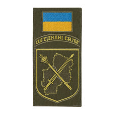 Шеврон-заглушка Обєднані сили олива/олива