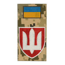 Шеврон-заглушка Військова служба правопорядку MM14 (нового зразка)