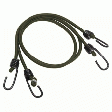 Шнур гумовий з гачками 75см (пара) Olive