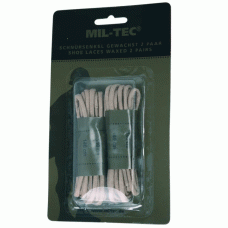 Шнурки Sturm Mil-Tec Shoe Laces Waxed (140 cm), Coyote