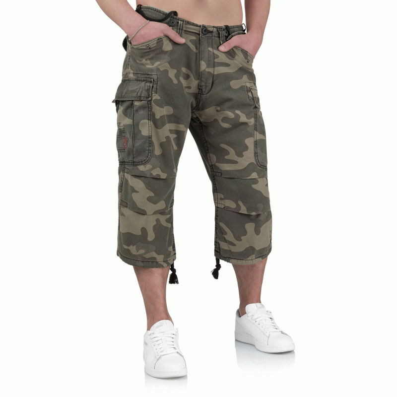 Шорти SURPLUS ENGINEER VINTAGE 3/4 (Black camo)