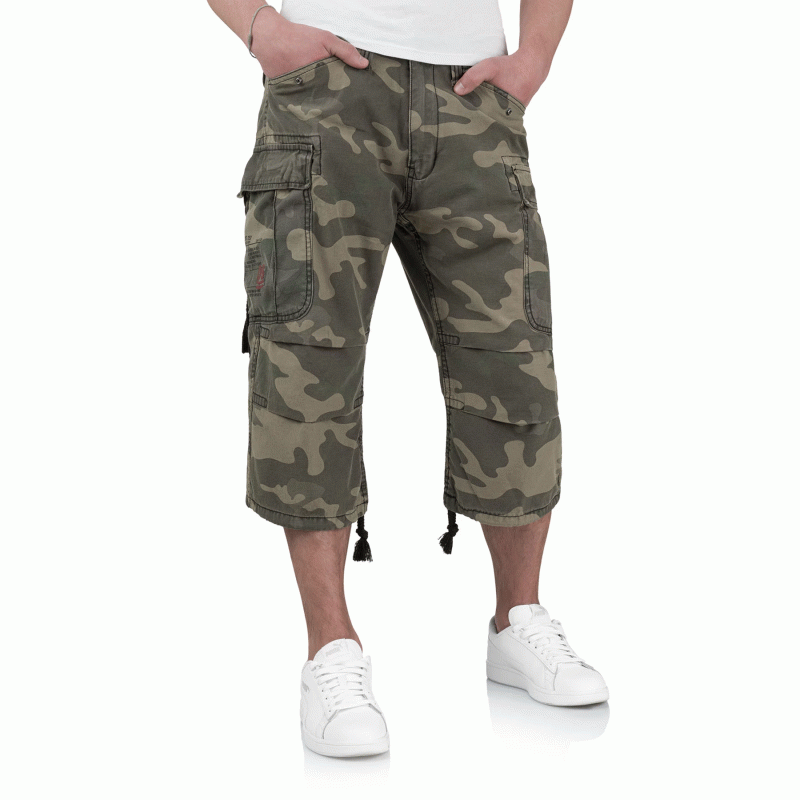 Шорти SURPLUS ENGINEER VINTAGE 3/4 (Black camo)