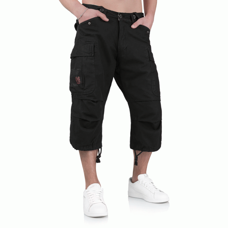 Шорты SURPLUS ENGINEER VINTAGE 3/4 Black