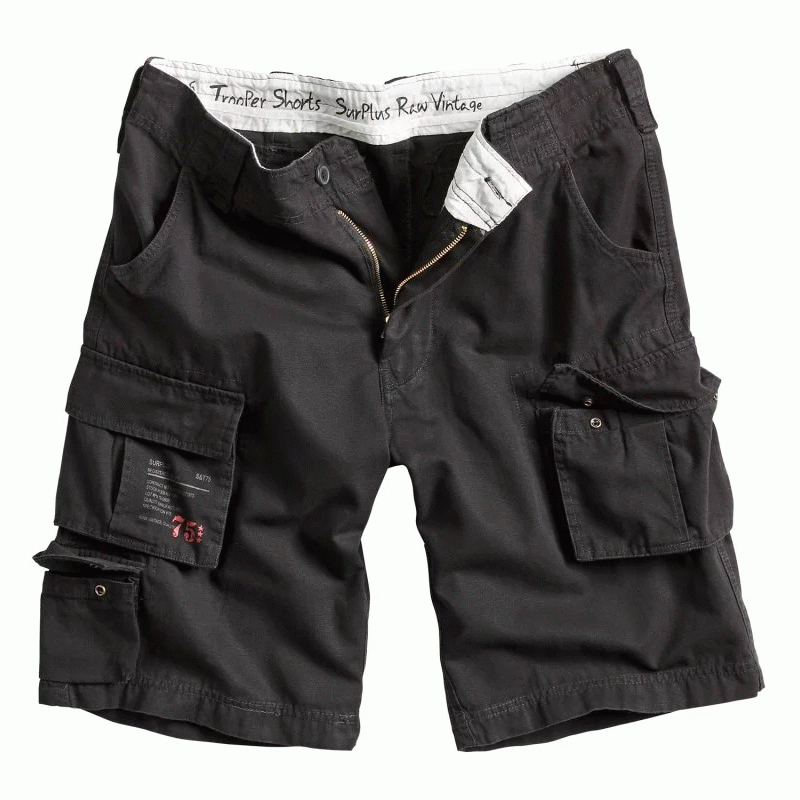Шорты SURPLUS TROOPER SHORTS (Black), Surplus Raw Vintage®