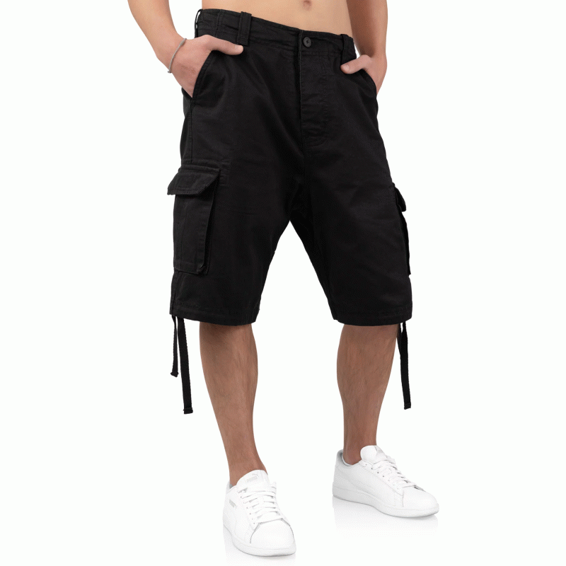 Шорты SURPLUS VINTAGE SHORTS WASHED Black