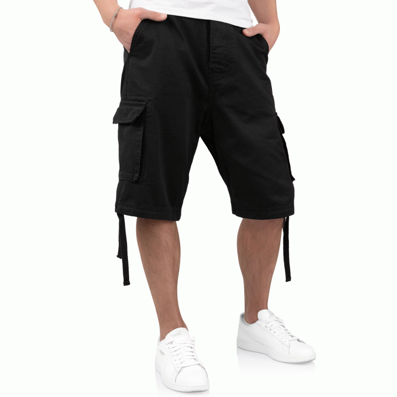 Шорты SURPLUS VINTAGE SHORTS WASHED Black
