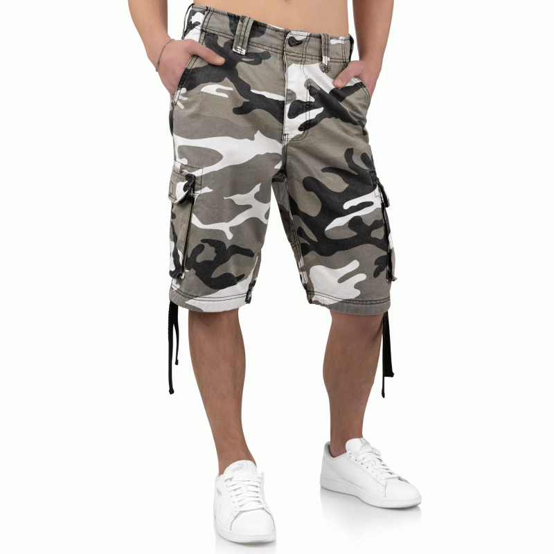 Шорти SURPLUS VINTAGE SHORTS WASHED Камуфляж Urban