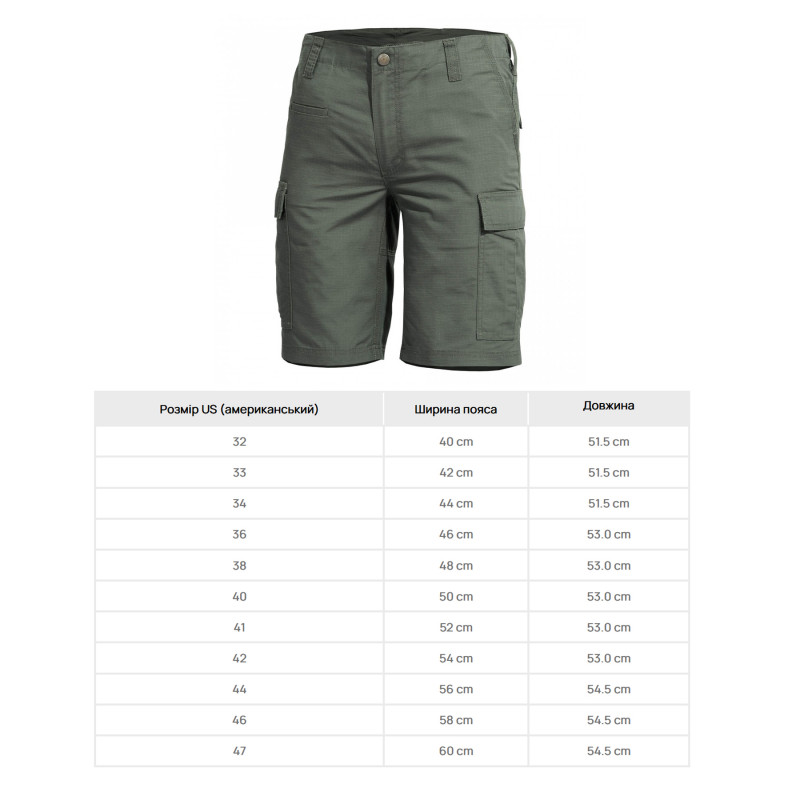 Шорты тактические Pentagon BDU 2.0 Camo Green